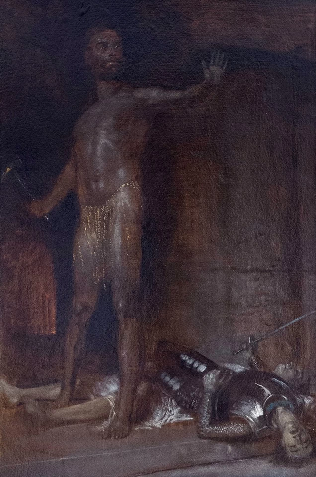 Il custode del tesoro - 1877, Museum der bildenden Künste, Lipsia